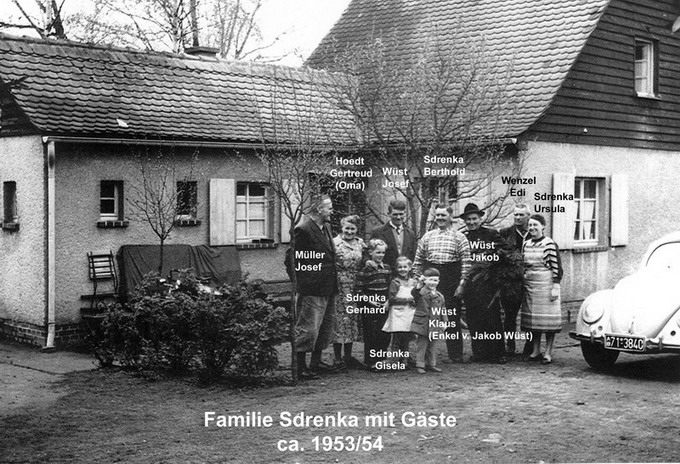 Familie Sdrenka mit Gästen