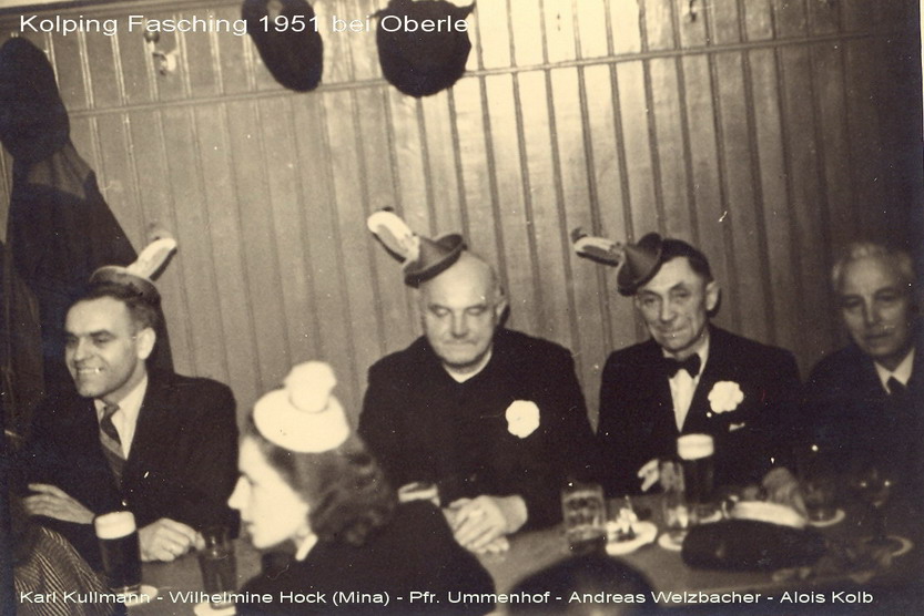 Kolping Fastnacht 1951
