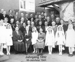 JG 1892 50-Jahrfeier mit Pfr Umenhof