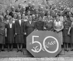 JG 1899/1900 50-Jahrfeier Kommunion 1950