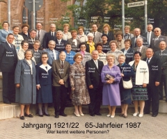 JG 1921/22 65-jähriges 1987