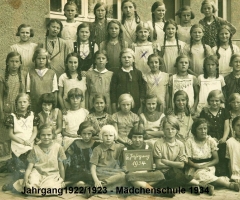 JG 1922/23 6. Klasse Mädchen 1934