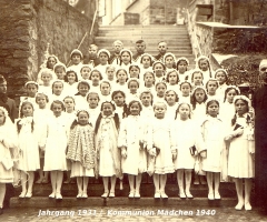 JG 1931 Kommunion Mädchen 1940