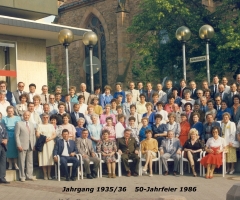 JG 1935/36 50-Jahrfeier 1986