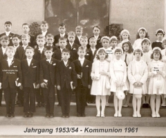 JG 1953/54 Kommunion 1961