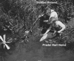 Kinder am Hensbach 1955