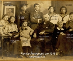Amersbach Famile um 1918