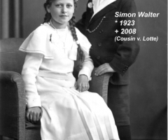 Amersbach Lotte u. Cousin Simon Walter