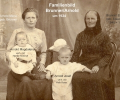 Arnold Brunner Familienbild 1924