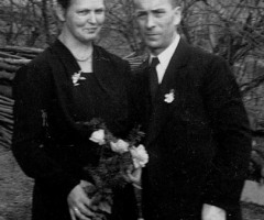 Bahmer Anton Aloisia Herold Silberhochzeit 1954 