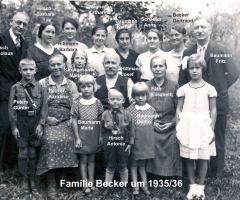 Becker Familie 1935 