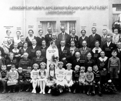 Brunner Valentin und Marie Hochzeit 1936 Unterhainstr