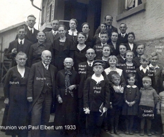 Elbert Paul Kommunion Familienbild 1933