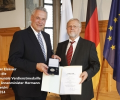 Elsässer Werner Kommunale Verdienstmedaille 2014