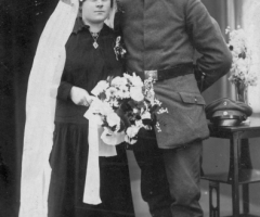 Hesele Alois und Anna geb Bechtold Hochzeit um 1914