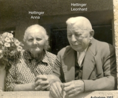 Hettinger Anna und Leonhard 1952
