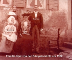 Kerz Familie Dümpelsmühle 1902