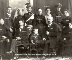 Klein Schulzengasse  Familie 1916