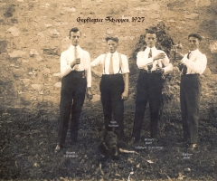 Rickert Ferdinand Kolb Konrad Rickert Josef Büttner Jakob Gepflegter Schoppen 1927