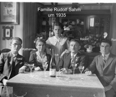 Sahm Rudolf mit Familie 1935