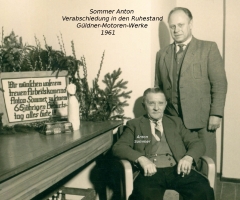 Sommer Anton Verabschiedung von Güldner 1961