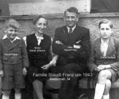 Staudt Franz mit Familie 1943