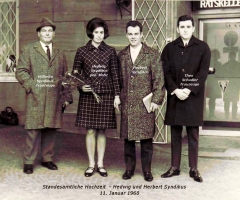 Syndikus Herbert und Hedwig Standesamtliche Hochzeit 1968