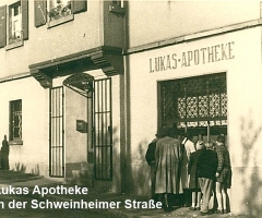 Lukas Apotheke in den 60er Jahren