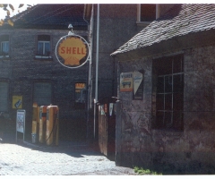 Tankstelle der Marienstrasse um 1960