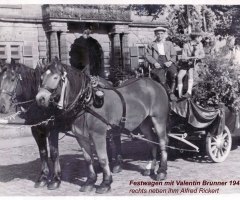 Brunner Valentin Unterhainstr Festwagen 1944