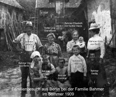 Elterhof Bahmer Besuch aus Berlin 1909