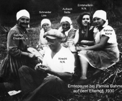 Elterhof Bahmer Erntepause 1930