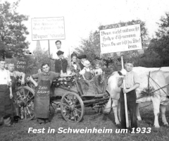 Fest in Schweinheim 1933