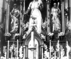 Maria Geburt Innenraum Marienaltar 1950