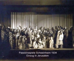 Passionsspiele 1931-34 Einzug in Jerusalem