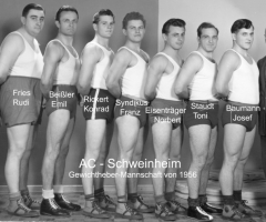 AC Germania Gewichtheber-Mannschaft 1956