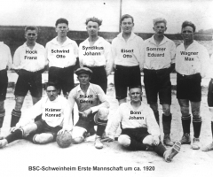 BSC 1. Mannschaft um 1920