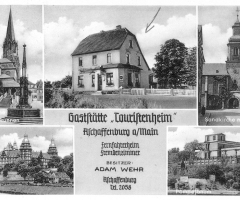 Ansichtskarte Gaststätte Touristenheim 1940