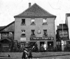 Marienstr Drogerie Brunner ca 1942