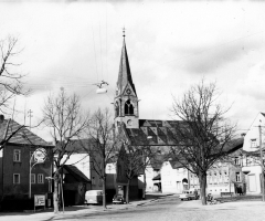 Marienstr Tankstelle Zahn um 1960