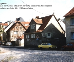 Seebornstr Wohnhaus Staudt bis 1985