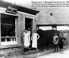 Seebornstr 4 Metzgerei Schuck vor 1931