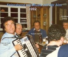 Almhütte Feierabend auf der Alm 1992