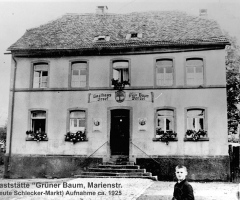 Grüner Baum Marienstr Gastwirt Josef Wenzel 1925