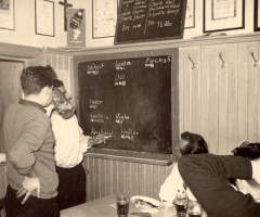 Zur Gemütlichkeit Bischbergstr Kegelbahn 1961