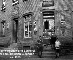 Weinstube u. Bäckerei Giegerich Marienstr 1933