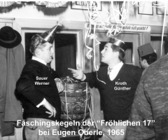 Zur Gemütlichkeit Fröhliche Siebzehn Kegeln 1965