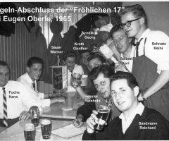 Zur Gemütlichkeit Fröhliche Siebzehn Kegeln 1965 (2)