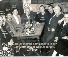 Zur Löwengrube Gemütliches Beisammensein 1955