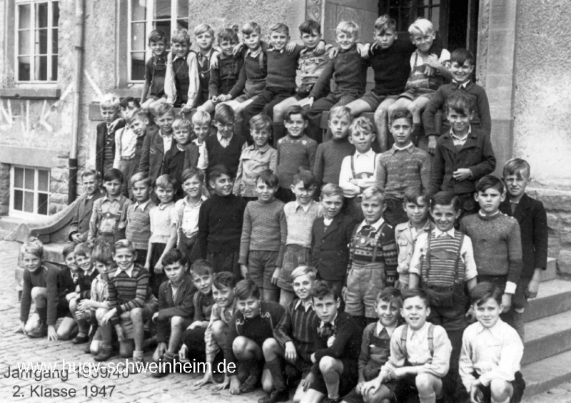 JG 1939/40 2. Klasse Buben 1947